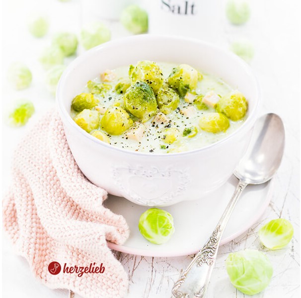 Rosenkohl-Käsesuppe Rezept