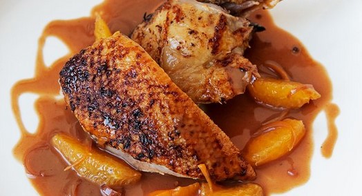 Ente in Orangensoße