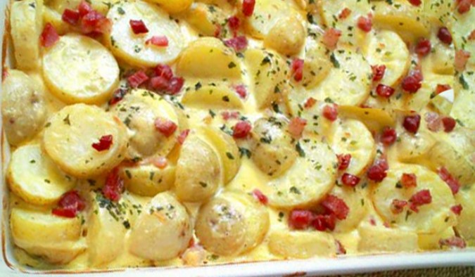 Kartoffeln alla carbonara, Ein schnelles Gericht