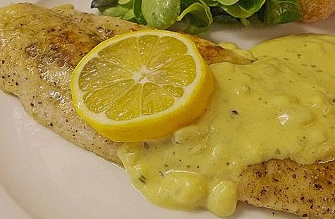 Pangasiusfilet mit Senfsoße