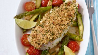 Rotbarsch mit Kräuterkruste